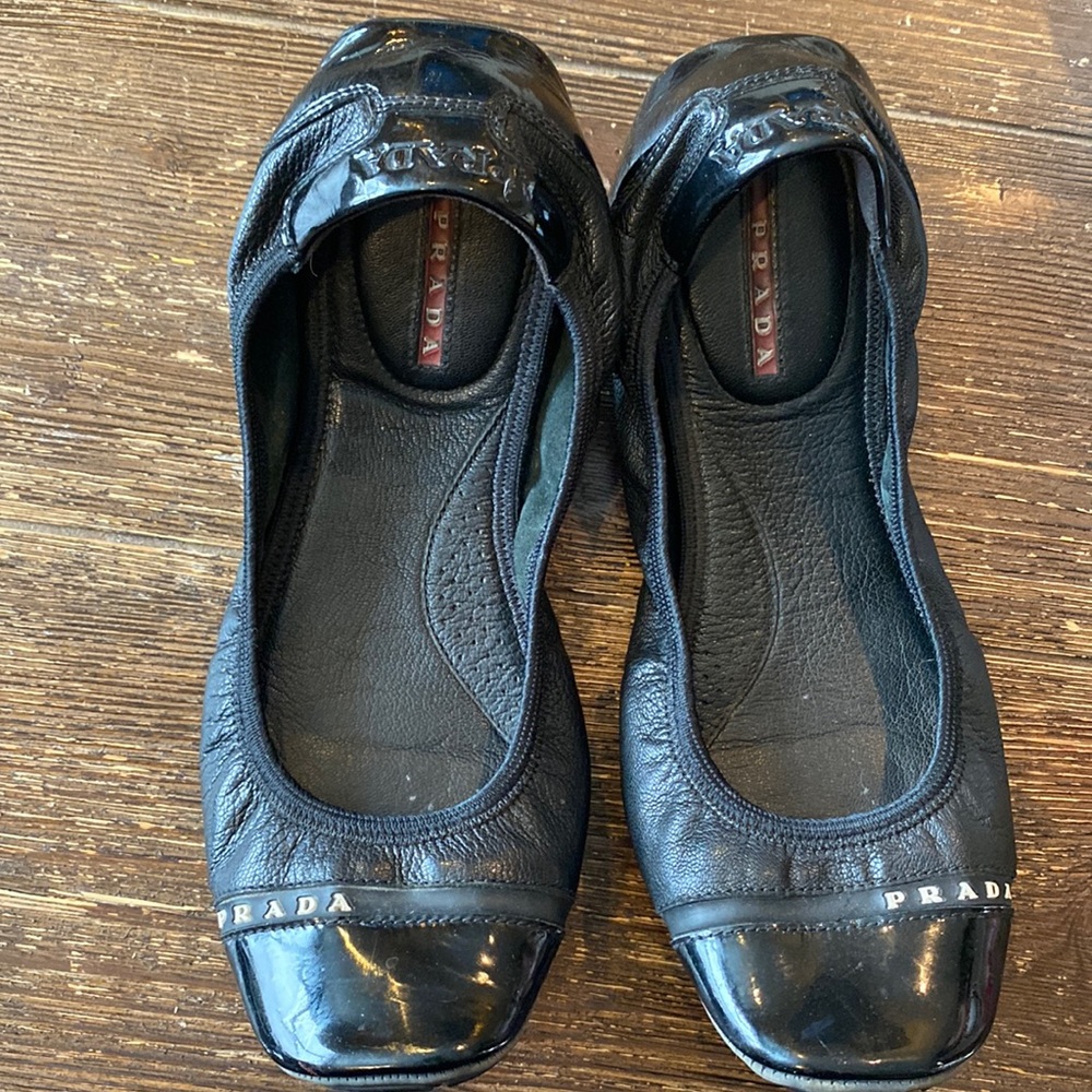 Prada ballerina flats